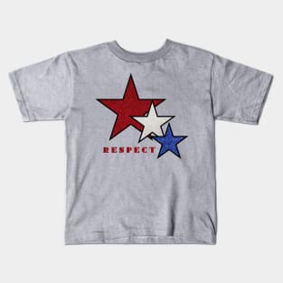 Respect | 4th Of July-Patriot Kids T-Shirt